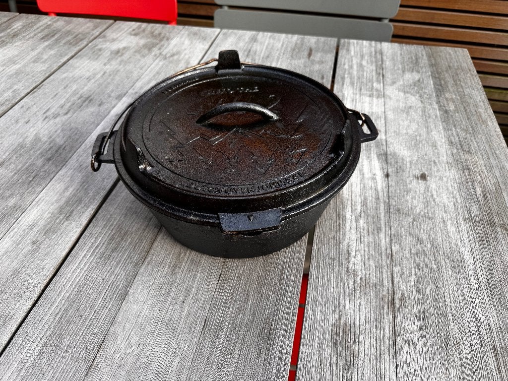 Burnhard Dutch Oven 5,6L + Pizzasteen, Ophalen, Zo goed als nieuw, Burnhard