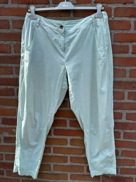 Sandwich zomerbroek mintgroen 42 / 44, Kleding | Dames, Maat 42/44 (L), Ophalen of Verzenden, Zo goed als nieuw, Lang