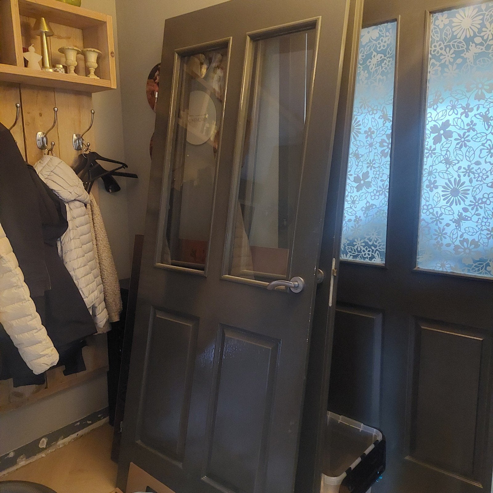 Stijlvolle binnendeuren met glaspanelen, Ophalen, Gebruikt, 80 tot 100 cm, Binnendeur