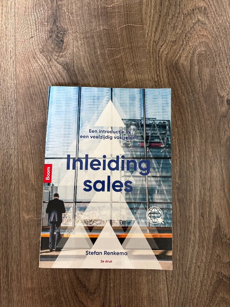 Inleiding sales, Verzenden, Zo goed als nieuw, Economie en Marketing