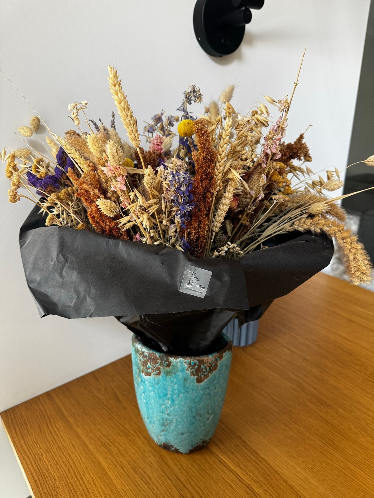 Droogbloemen boeket - Natuurlijke kleuren, Ophalen, Zo goed als nieuw