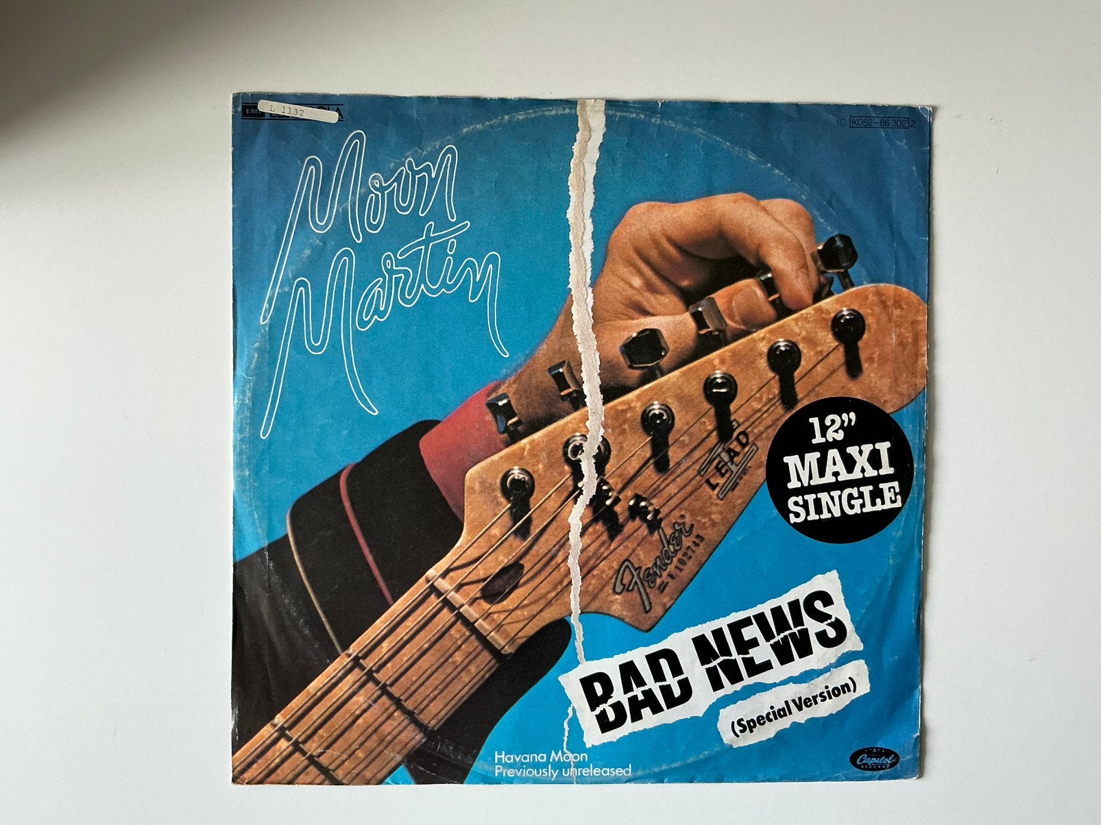 Moon Martin – Bad News (Special Version) 12” rock pop, Gebruikt, 12 inch, Alternative Rock, Overige typen