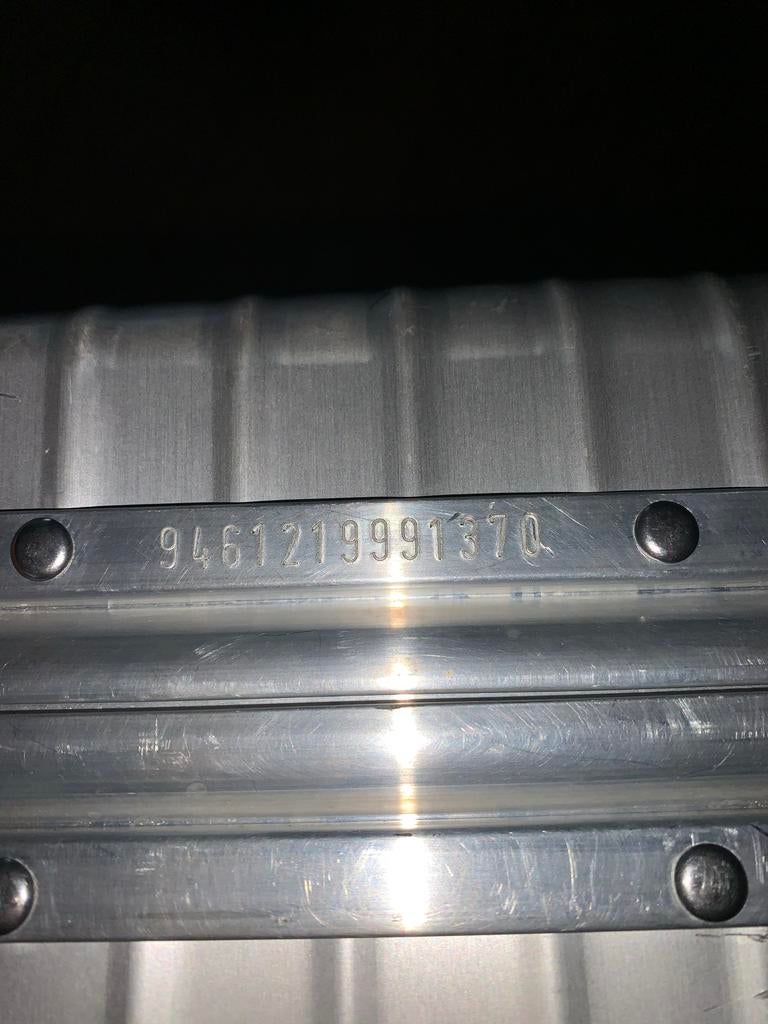 Rimowa Koffer - Aluminium - Vintage, Gebruikt, 50 tot 60 cm, Slot, Ophalen of Verzenden