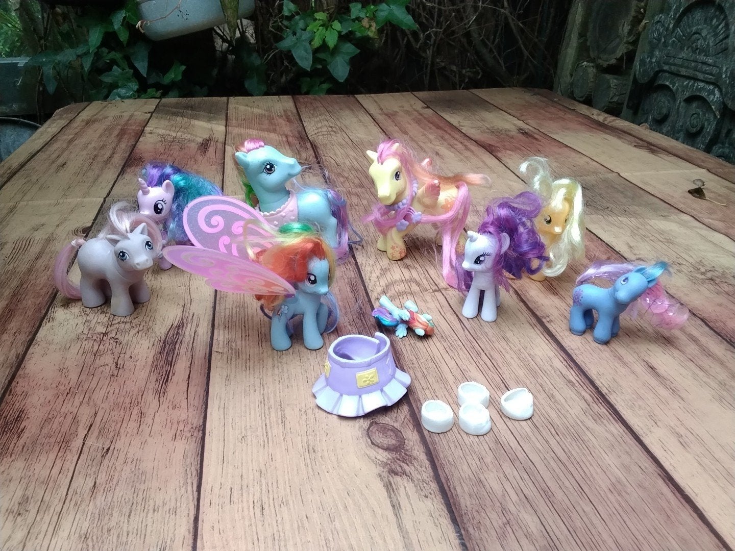 Grote collectie My Little Pony figuren en accessoires, Ophalen of Verzenden, Gebruikt, Jongen of Meisje