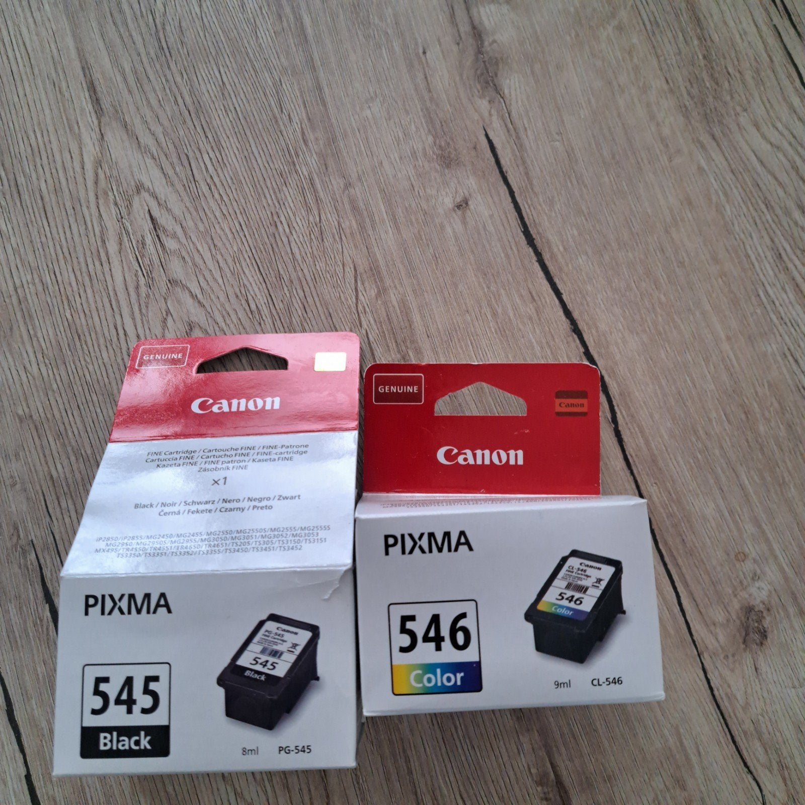Canon pixma cartridges black 545 en color 546, Computers en Software, Printerbenodigdheden, Ophalen, Nieuw