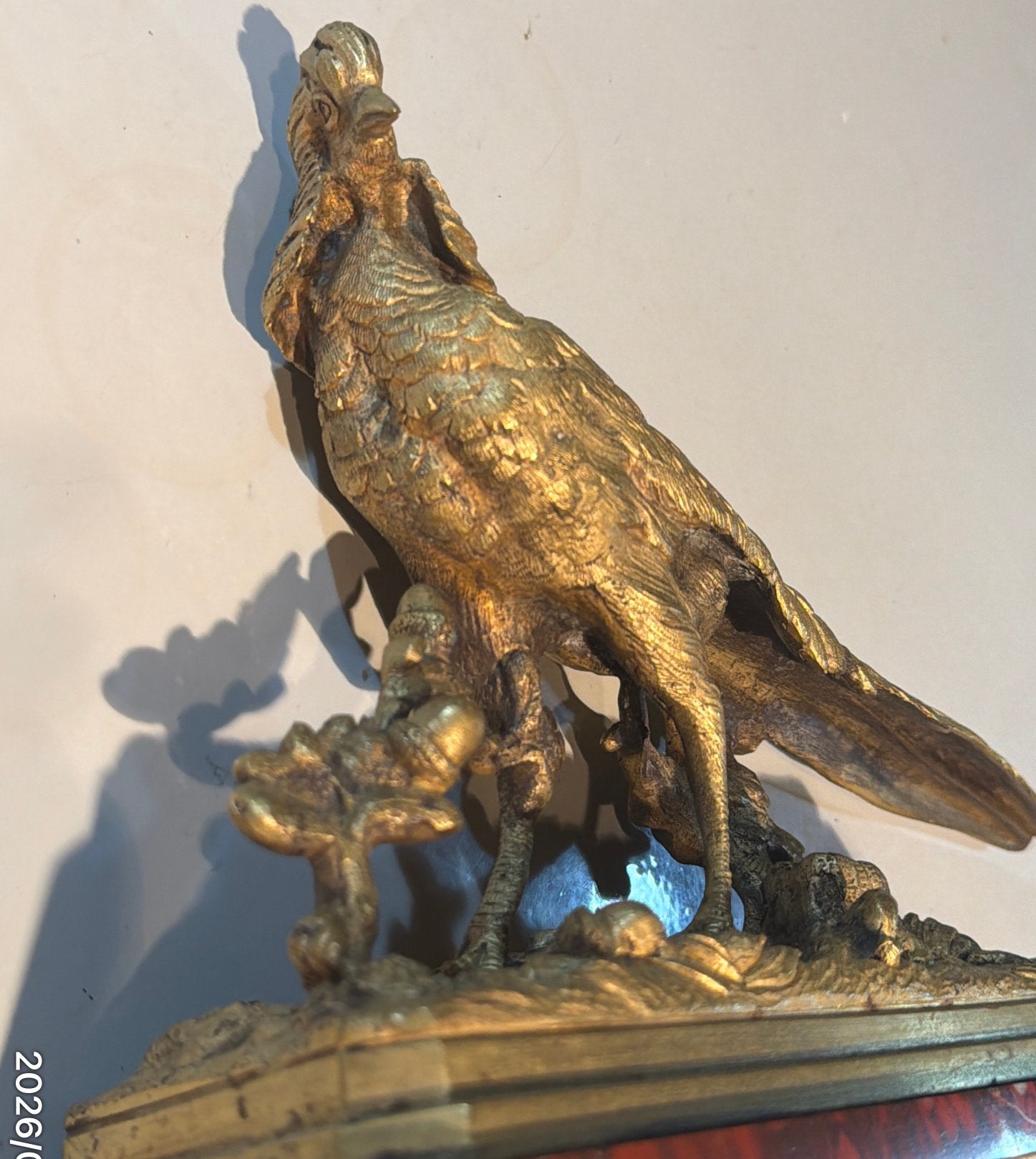 Bronzen Fazant-Sculptuur 1880, Ophalen of Verzenden
