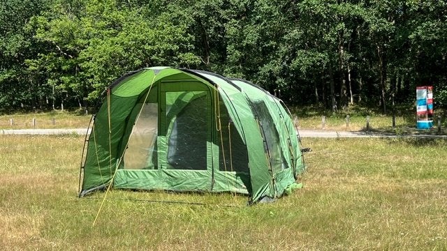 tent easy camp boston 500 ruime tweepersoons tent, Caravans en Kamperen, Tenten, Ophalen, Zo goed als nieuw, Tot en met 3