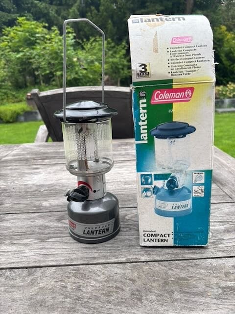 coleman 226 brandstoflamp, Ophalen, Zo goed als nieuw