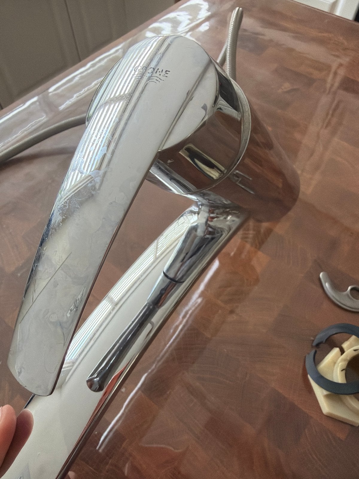 Grohe keuken kraan Chroom - Gebruikt, Ophalen, Gebruikt, Chroom, Kraan