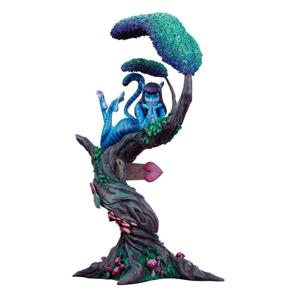 Sideshow Statue Lady Cheshire Cat 63 cm, Ophalen of Verzenden, Nieuw, Fantasy