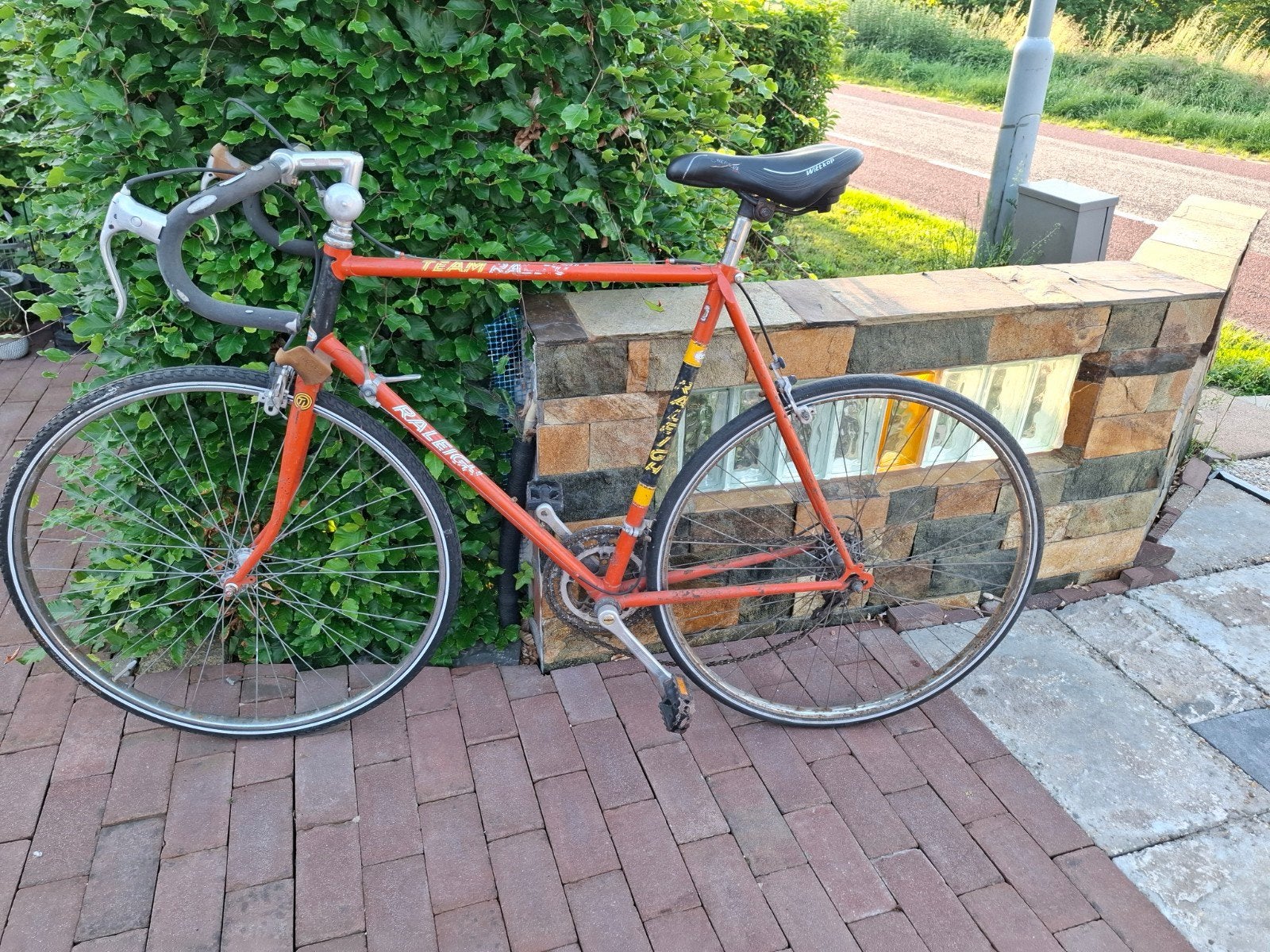 Raleigh Team Raleigh racefiets - Vintage, Fietsen en Brommers, Fietsen | Racefietsen, Gebruikt, Overige maten, 57 tot 61 cm, Ophalen