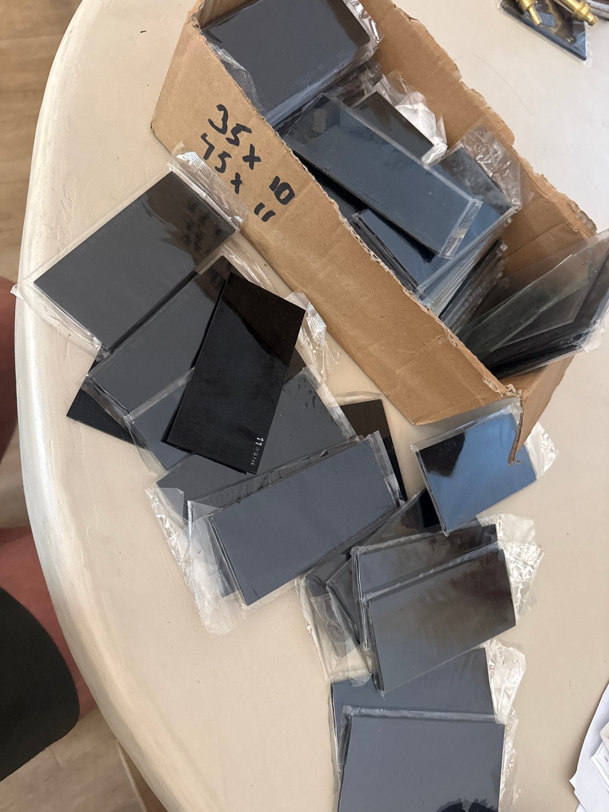 Lasruitjes 108x50 - 35x shade 10 en 45 x shade 11, Doe-het-zelf en Verbouw, Lasfilter, Ophalen of Verzenden, Nieuw