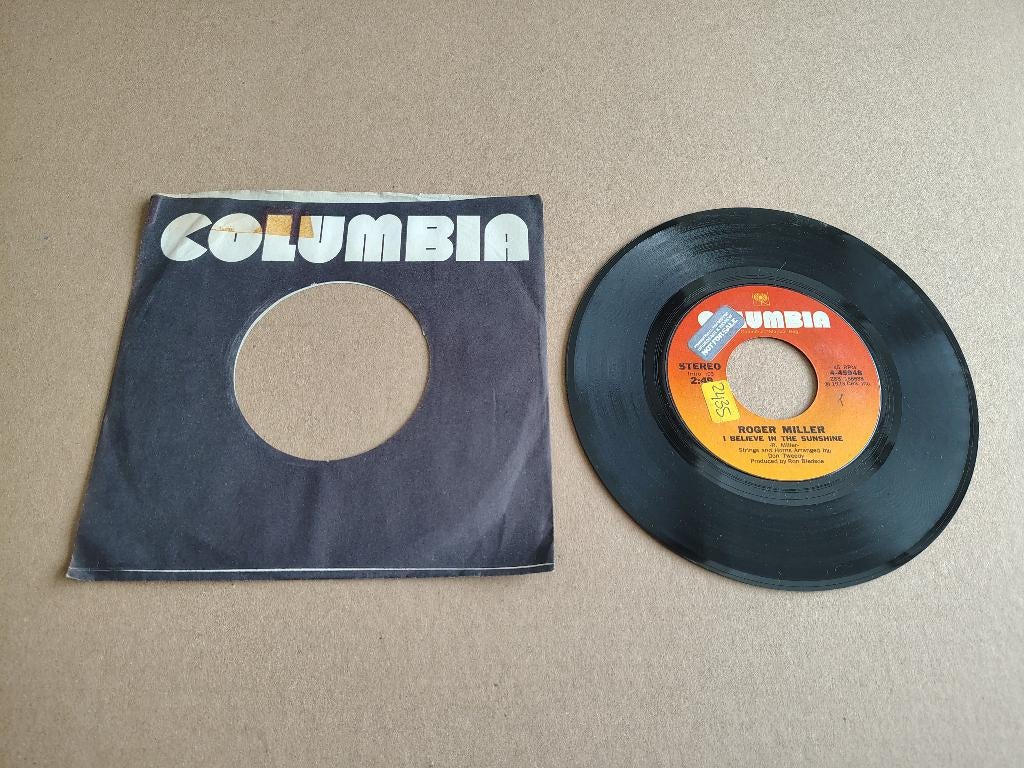 Single: Roger Miller - I Believe In The Sunshine (1973) USA, Verzenden, Gebruikt, 7 inch, Pop