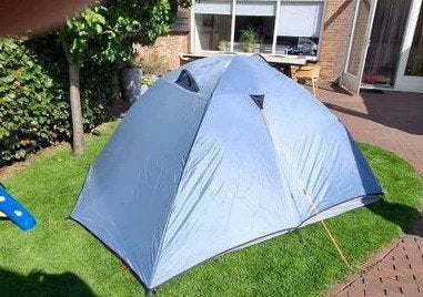2 tot 3 persoons kwalittatieve koepeltent Safarica type Daka, Ophalen of Verzenden, Gebruikt, Tot en met 3