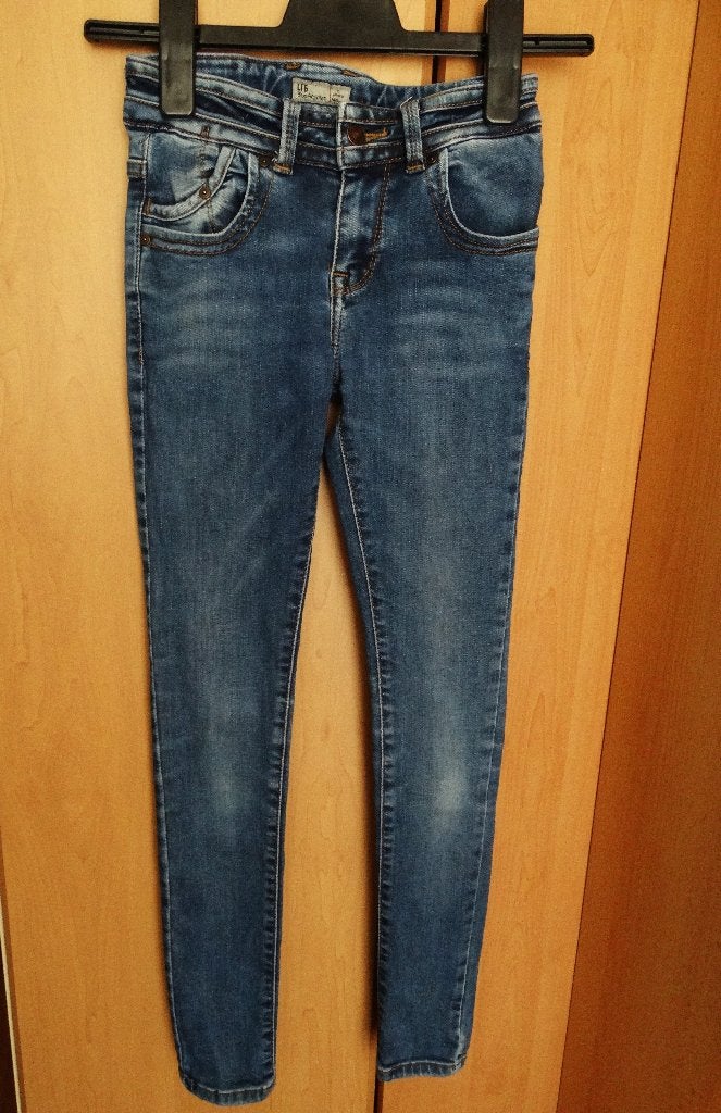 LTB blue Addictes extra skinny spijkerbroek, Broek, Meisje, Ophalen of Verzenden, Zo goed als nieuw