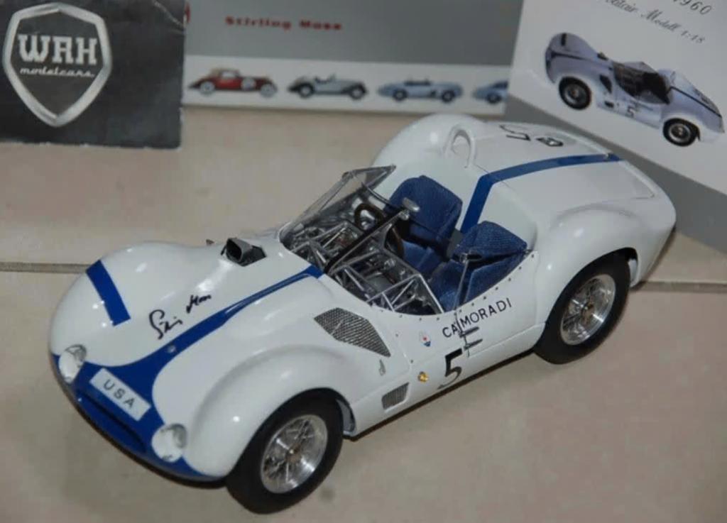 1:18 MASERATI TIPO 61 MOSS #5 Signature CMC M-061 WRH, Verzenden, Zo goed als nieuw, Auto, Overige merken
