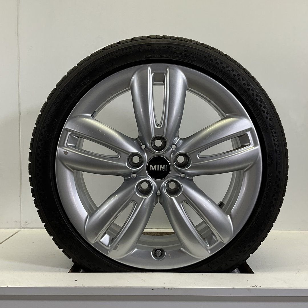 MINI JCW F55 F56 F57 STYLING TRACK SPOKE 501 SET VELGEN + WI, Gebruikt, -, -, Banden en Velgen