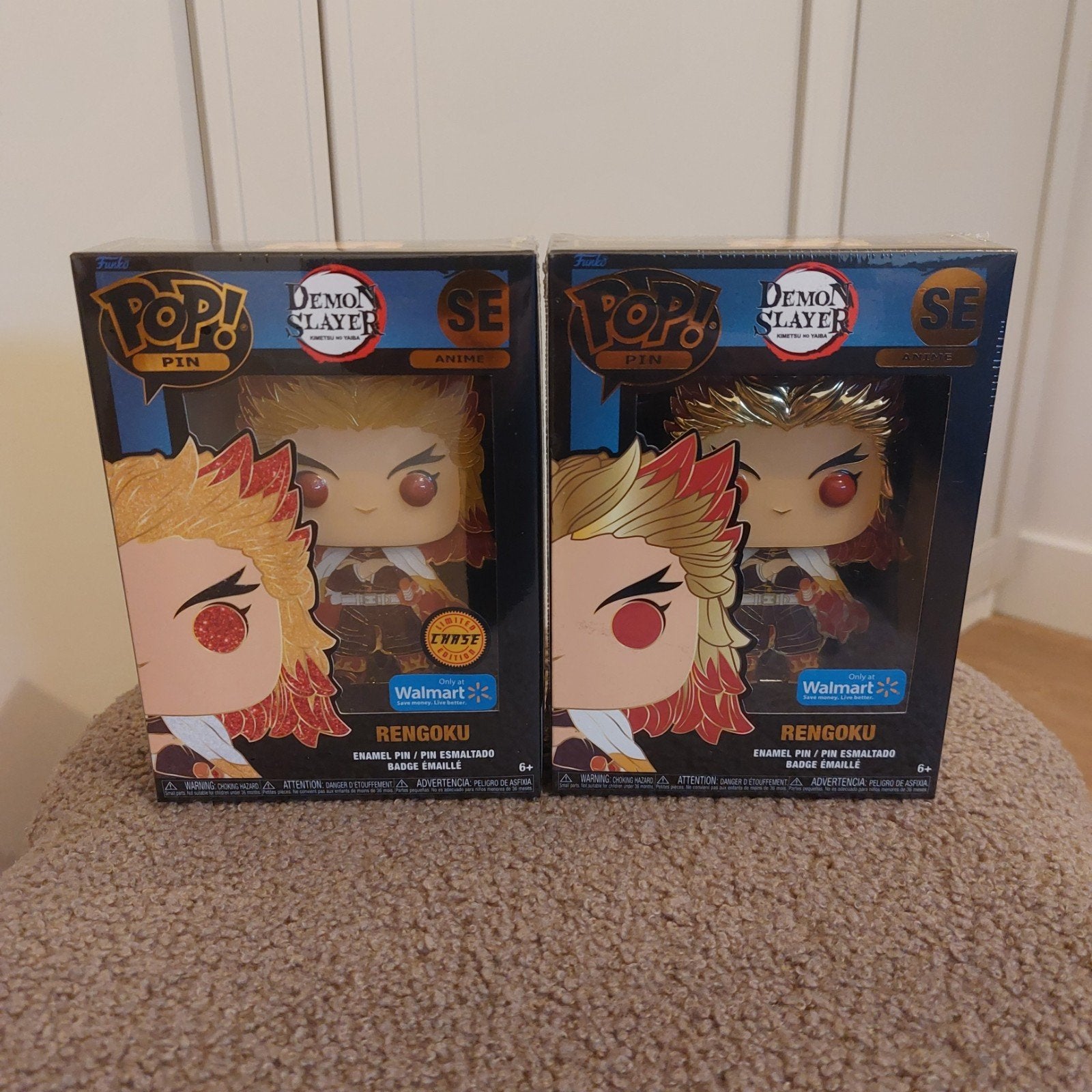 Funko pin demon slayer Rengoku chase & common versie, Ophalen of Verzenden, Nieuw
