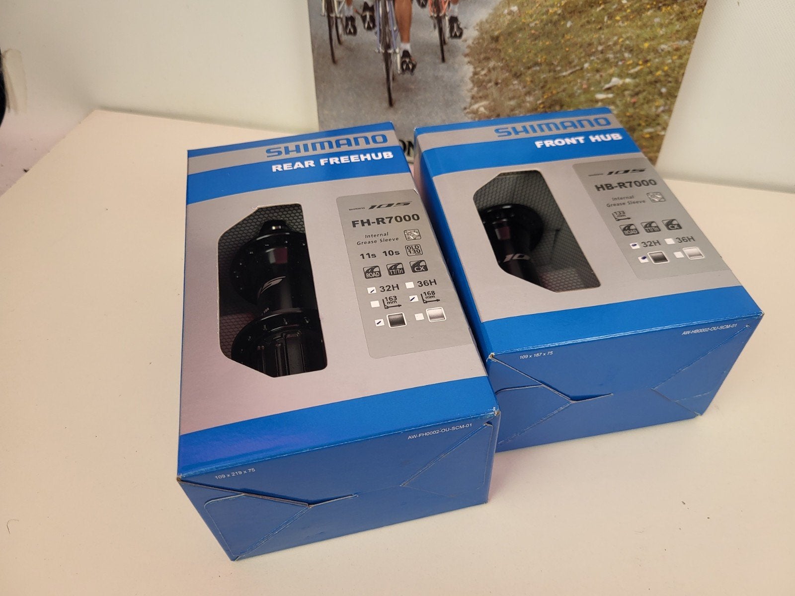 Shimano 105 naven r7000 Nieuw, Wiel, Shimano, Shimano 105, Nieuw