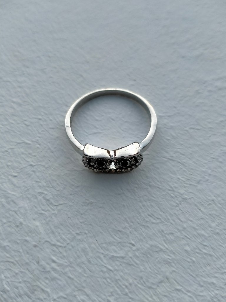Ring met uilen oogjes met diameter 20mm Nieuw!!, Overige materialen, 20 of groter, Nieuw, Ophalen of Verzenden