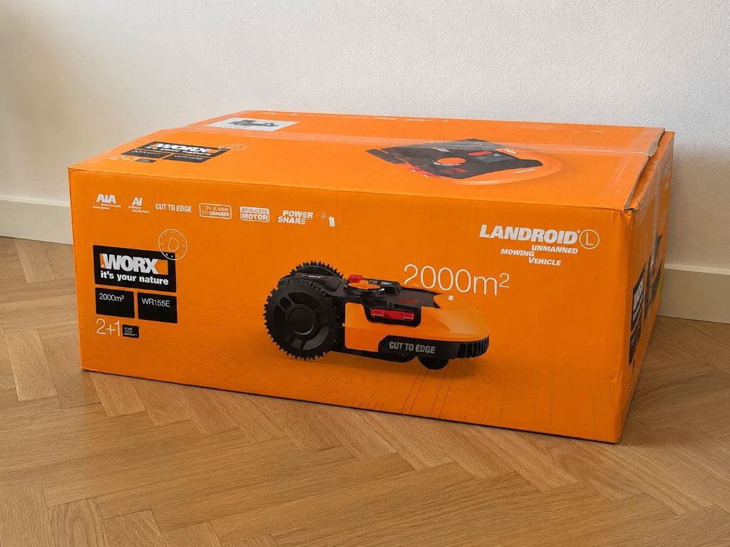 WORX WR155E Robotmaaier Landroid L2000 - Nieuw in Doos, Nieuw, Ophalen of Verzenden, Worx Landroid, Met regensensor
