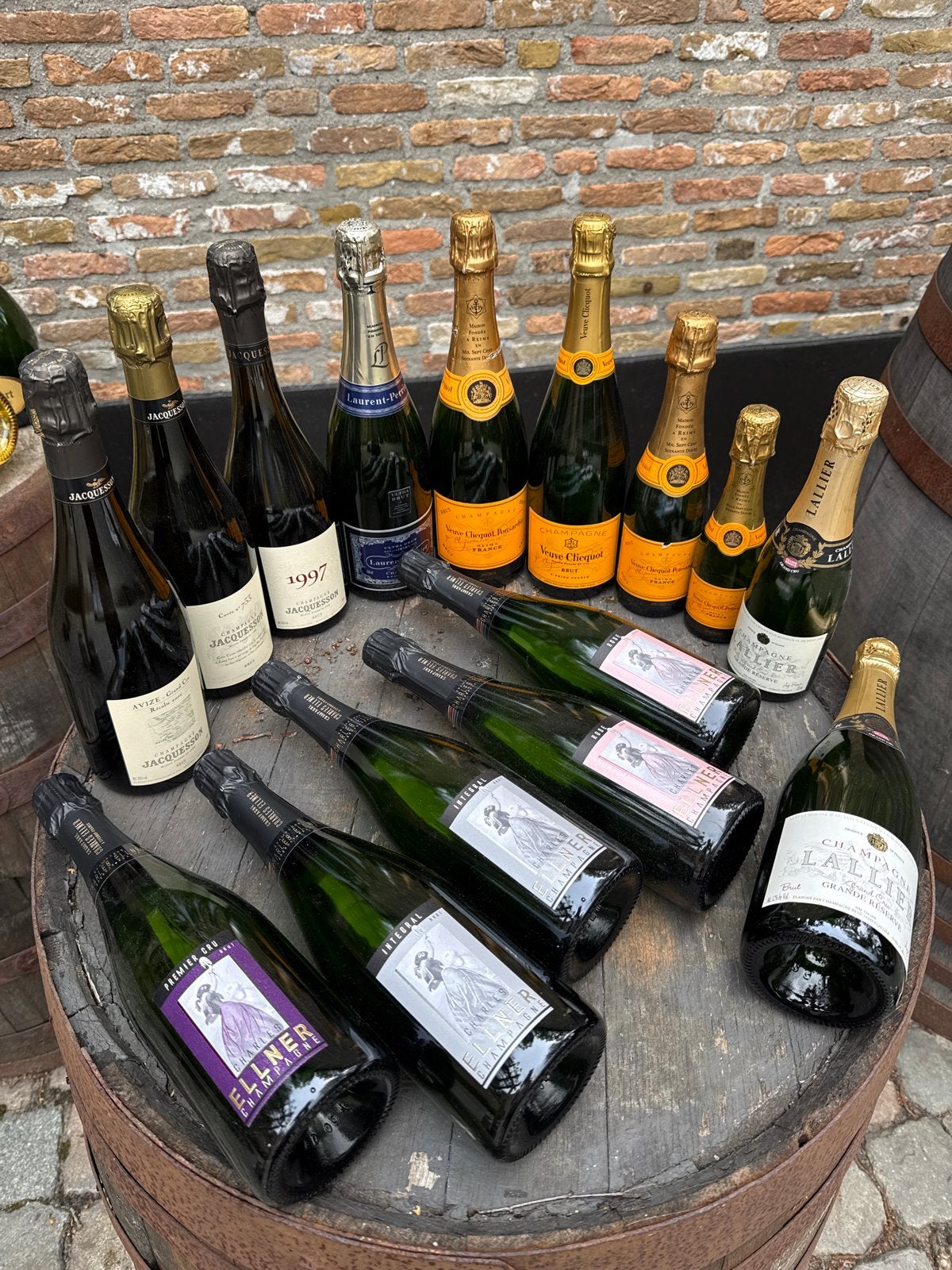 Diverse collectie DUMMY champagneflessen, Verzamelen, Frankrijk, Nieuw, Ophalen of Verzenden, Champagne