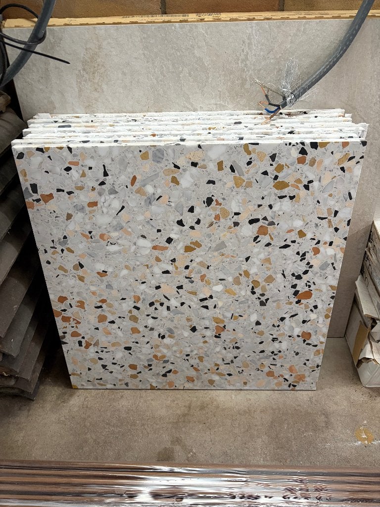 Terrazzo vloertegels, Ophalen, 60 cm of meer, Nieuw, Minder dan 5 m²