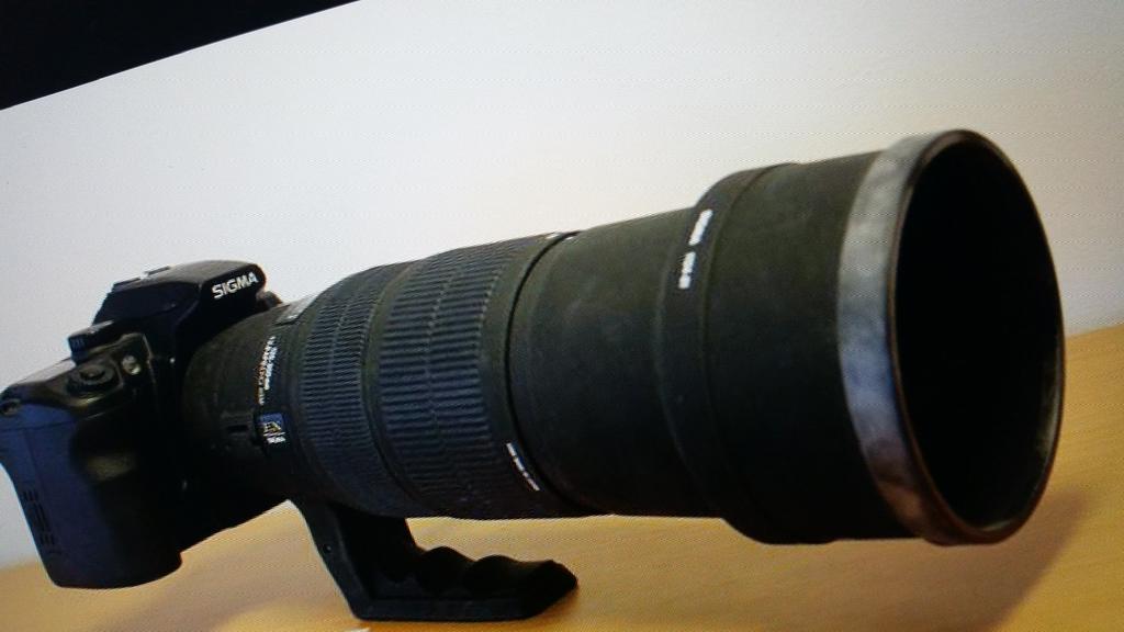 Camera Sigma SD14 + Telelens Sigma EX DG HSM 120-300 mm, Gebruikt, Spiegelreflex, Ophalen of Verzenden, Nikon