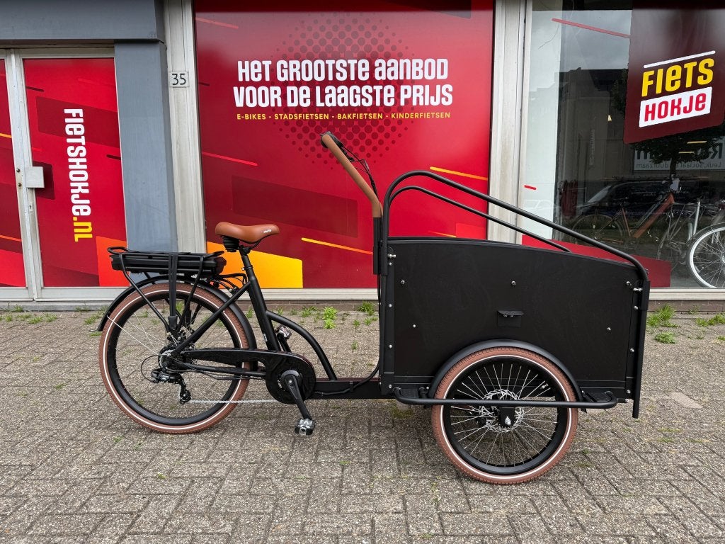 Fietshokje Beverwijk: Vogue Troy E-bakfiets NIEUW!, Niet ingevuld, 4 kinderen of meer, Huif, Niet ingevuld