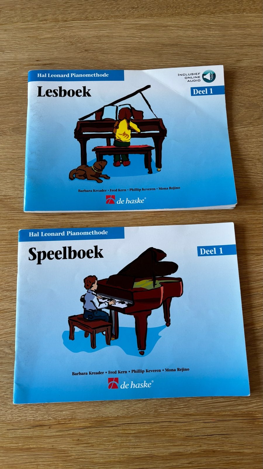 Hal Leonard Pianomethode Lesboek & Speelboek Deel 1 +schrift, Klassiek, Les of Cursus, Ophalen of Verzenden, Zo goed als nieuw