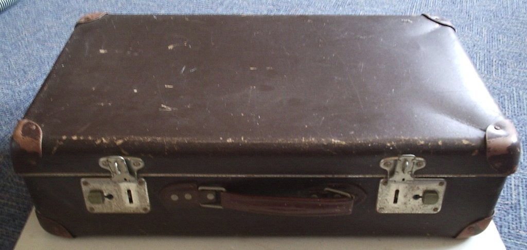 Leuke oude koffer - vintage, nostalgie, Antiek en Kunst, Verzenden