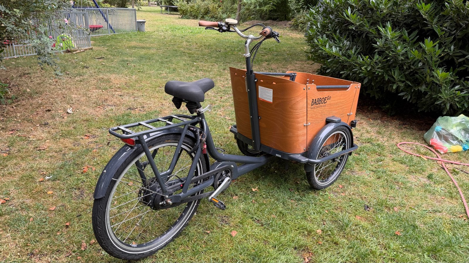 Babboe Go Mountain bakfiets - 773km, 400Wh accu, 2023, Goederen, Elektrisch, Zo goed als nieuw, Schijfrem