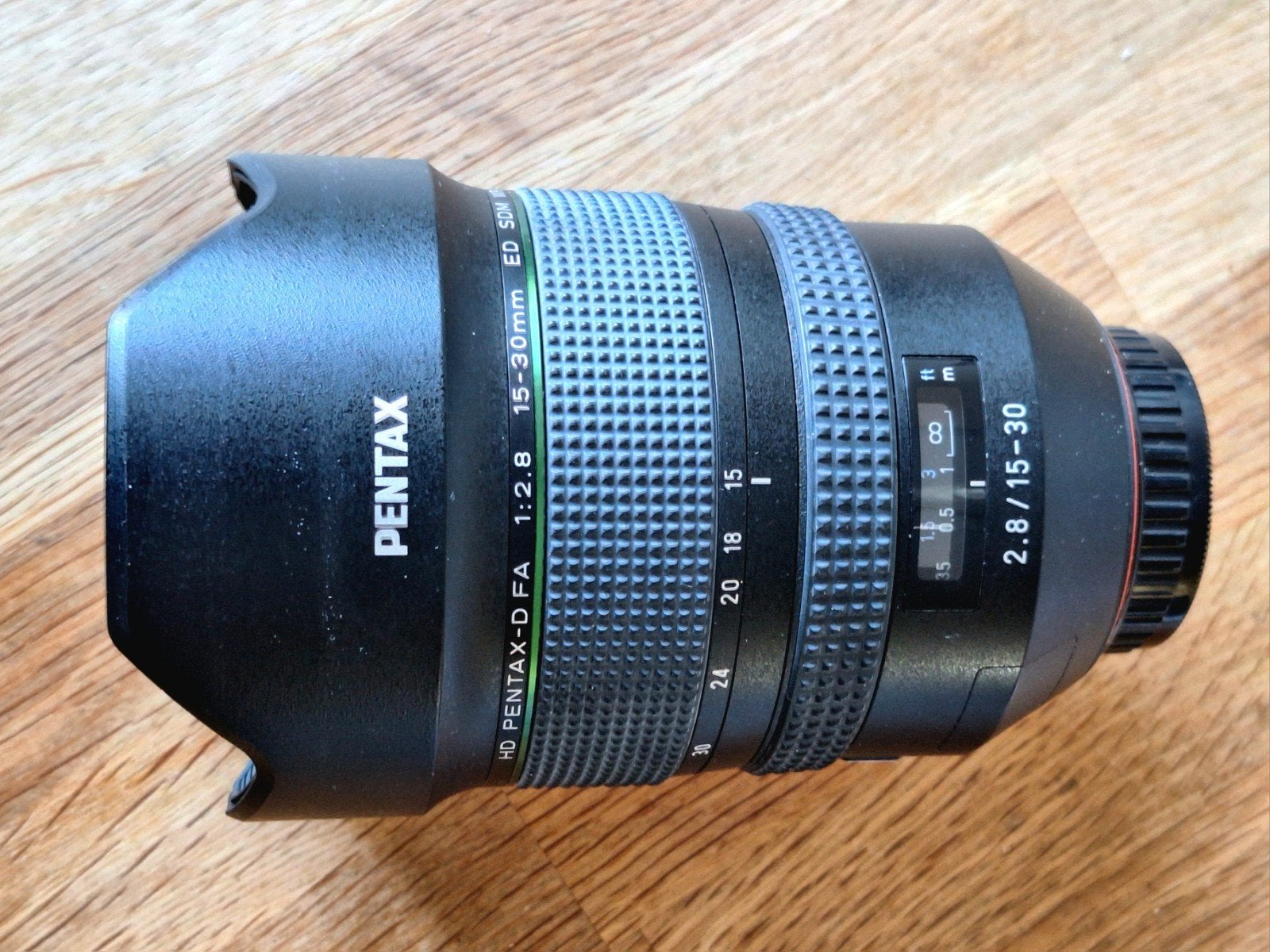 Pentax HD PENTAX-D FA 15-30mm F2.8 ED SDM Groothoeklens, Zo goed als nieuw, Pentax K-mount, Zoom, Pentax