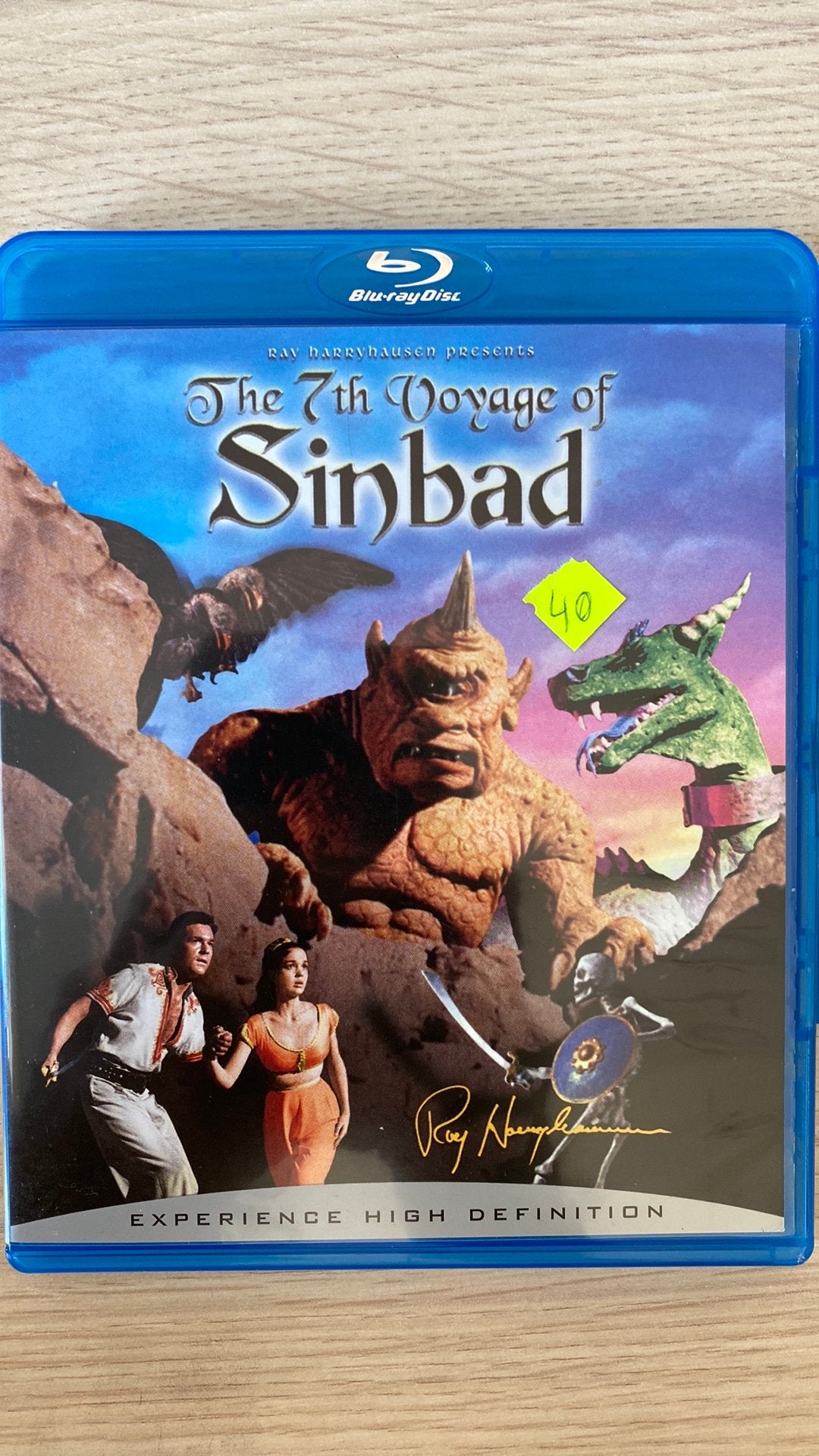 The 7th voyage of sinbad blu ray, Ophalen of Verzenden, Zo goed als nieuw, Avontuur