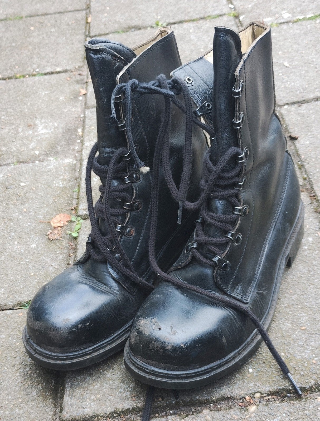 vintage army boots Zwarte Windsor Boots - Maat 43, Zwart, Boots, Gedragen, Windsor