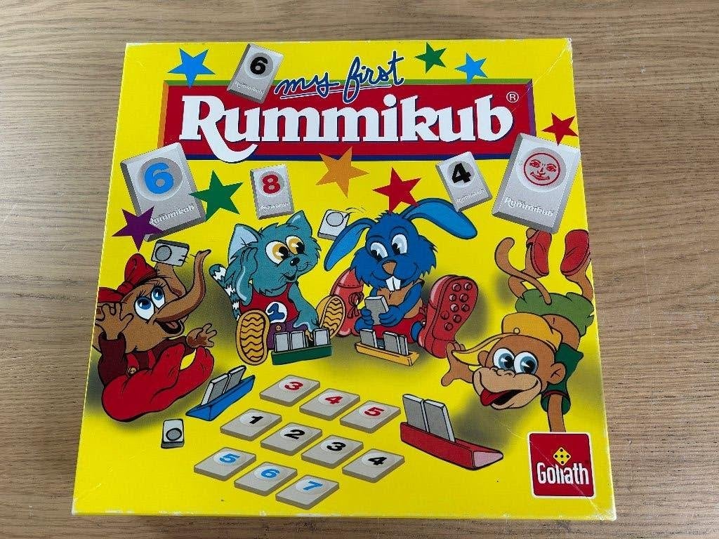 Rummikub Junior Goliath, Ophalen of Verzenden, Zo goed als nieuw