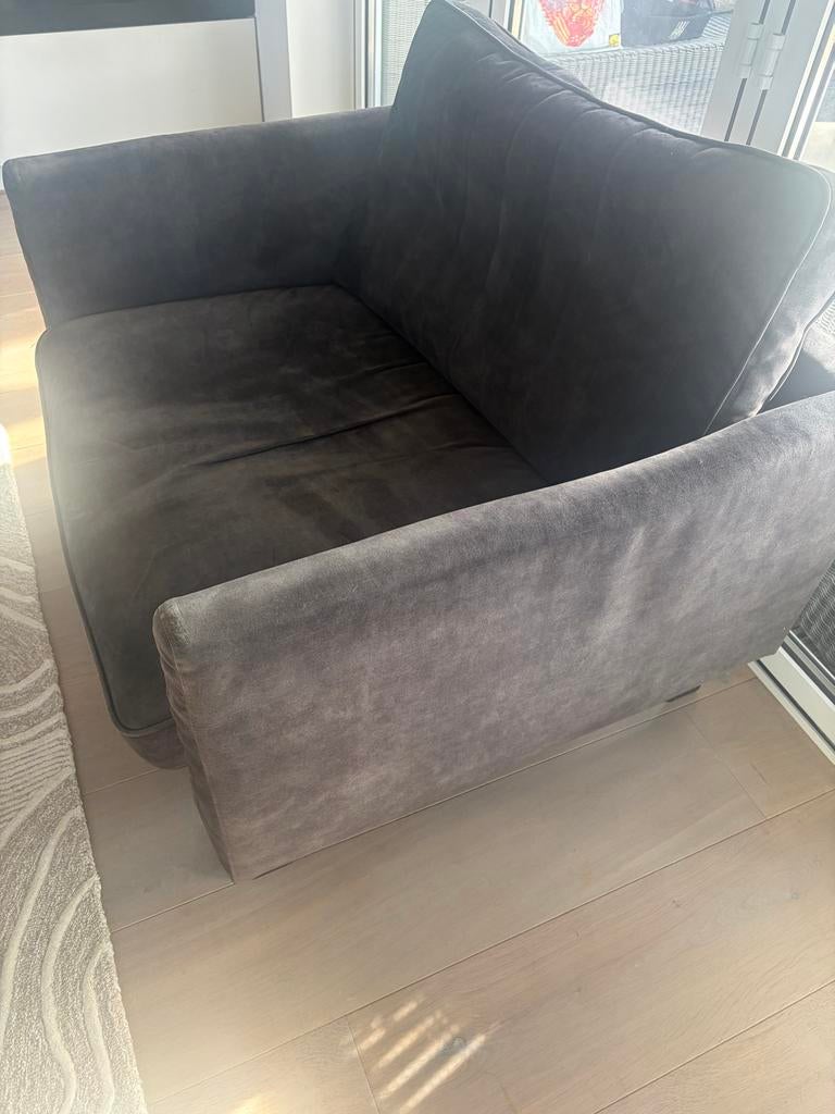 Riviera Maison Loveseat Camille - Comfortabel en Stijlvol, Huis en Inrichting, Ophalen, 150 tot 200 cm, Tweepersoons, 75 tot 100 cm