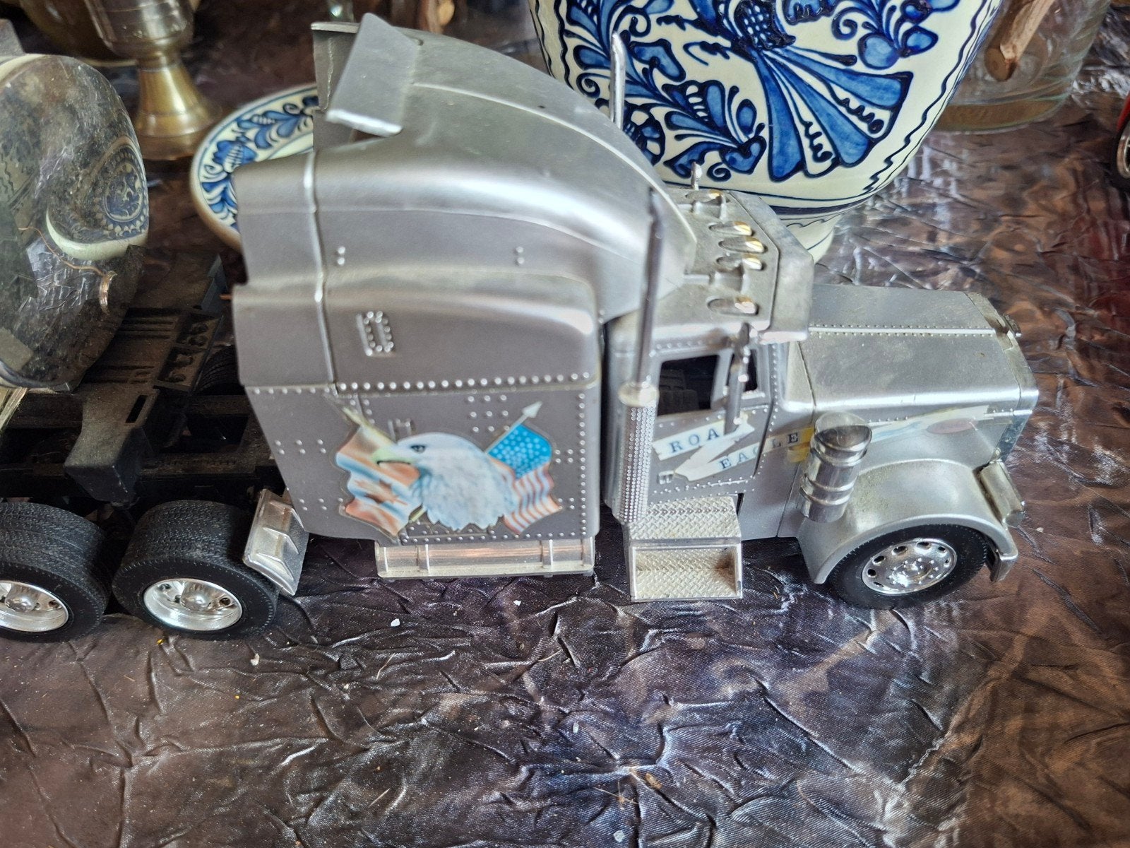1:18 Amerikaanse Vrachtwagen Tank & Europese Truck, Ophalen of Verzenden, Gebruikt, Groter dan 1:32, Truck