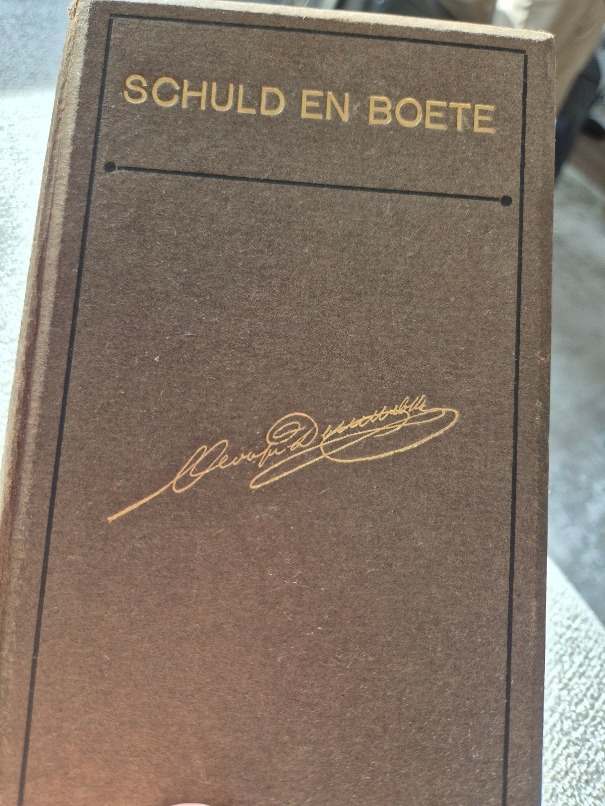 Schuld en Boete - Dostojevski (Meulenhoff-editie MCMXVII), Boeken, Ophalen of Verzenden, Gelezen, P.M. Dostojevski, Nederland