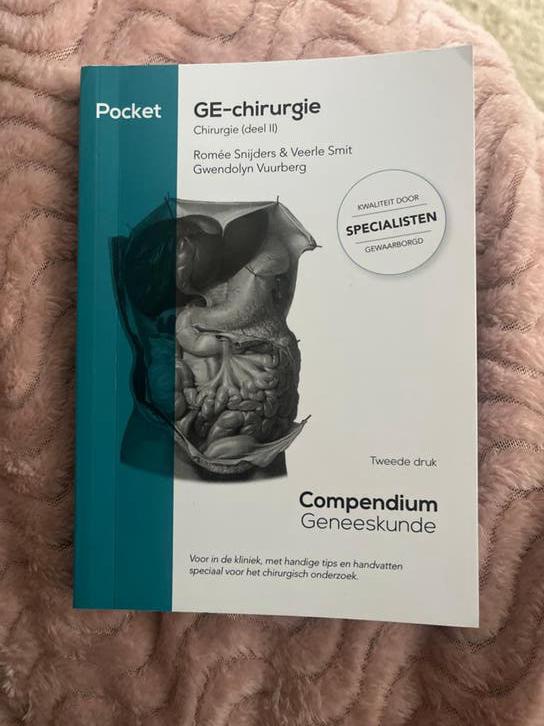 Compendium Geneeskunde GE-chirurgie (deel I) Pocket, Ophalen of Verzenden, Beta, Nieuw, WO