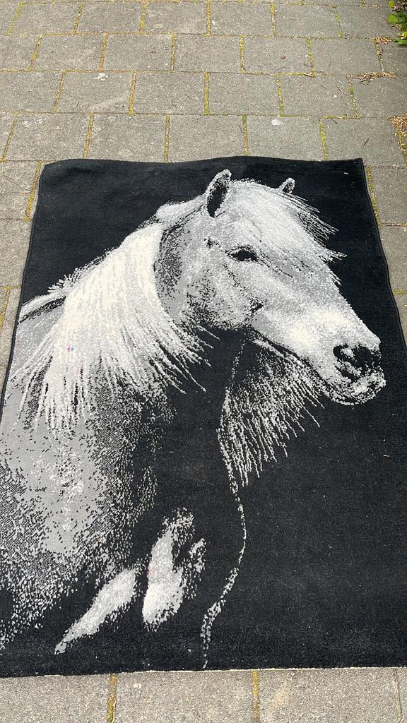 Paarden vloerkleed, Ophalen, Gebruikt, 100 tot 150 cm, 150 tot 200 cm