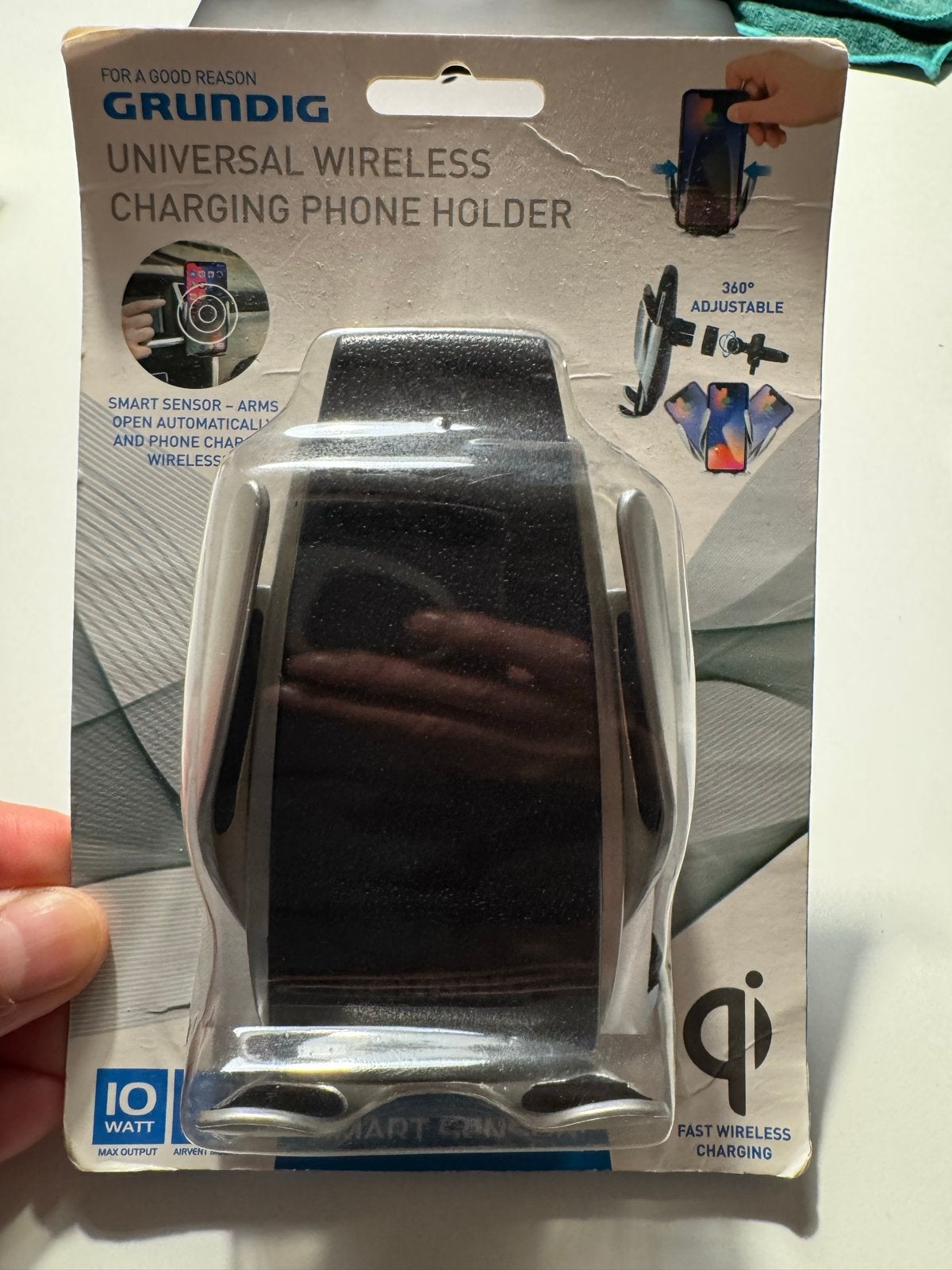 Grundig Universele Draadloze Autolader Telefoonhouder, Telecommunicatie, Universeel, Draadloze oplader, Nieuw, Ophalen of Verzenden