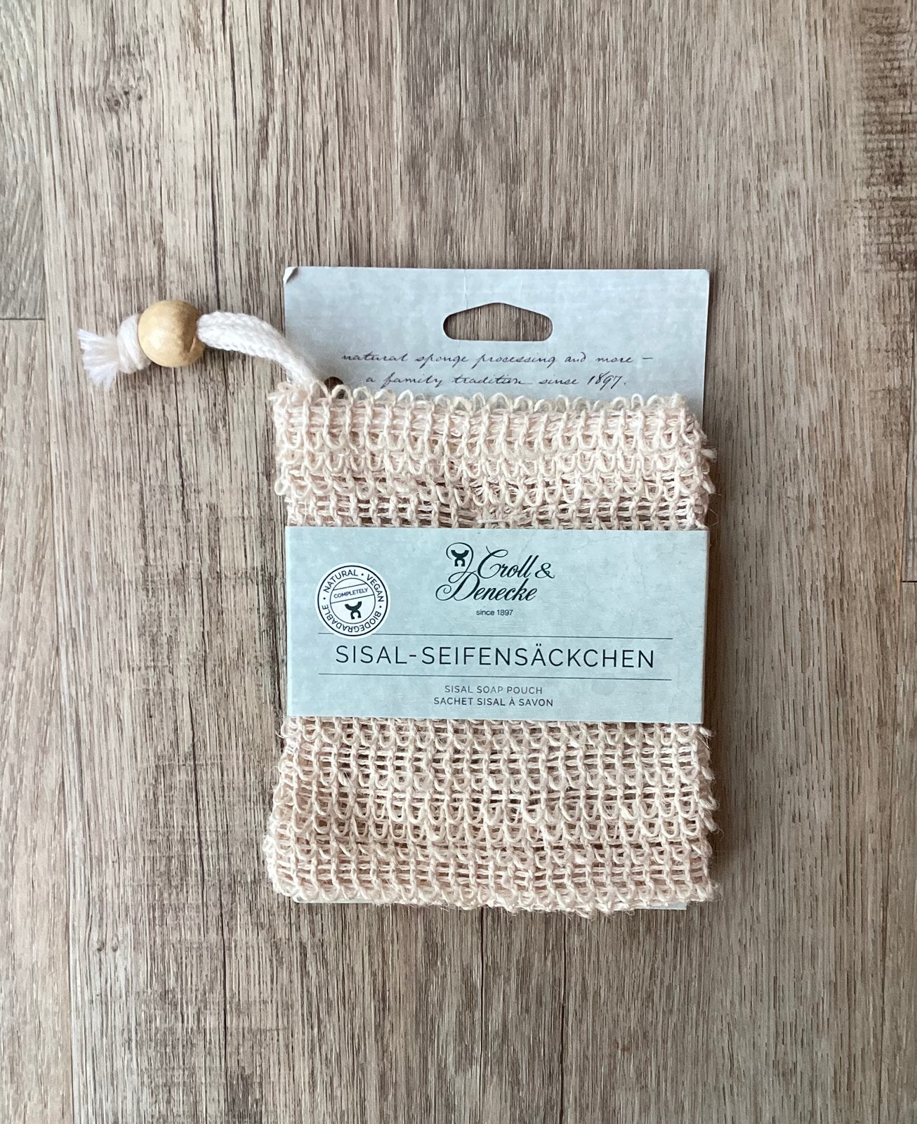 Sisal zeepzakje, nieuw!, Ophalen of Verzenden, Nieuw, Bad & Douche
