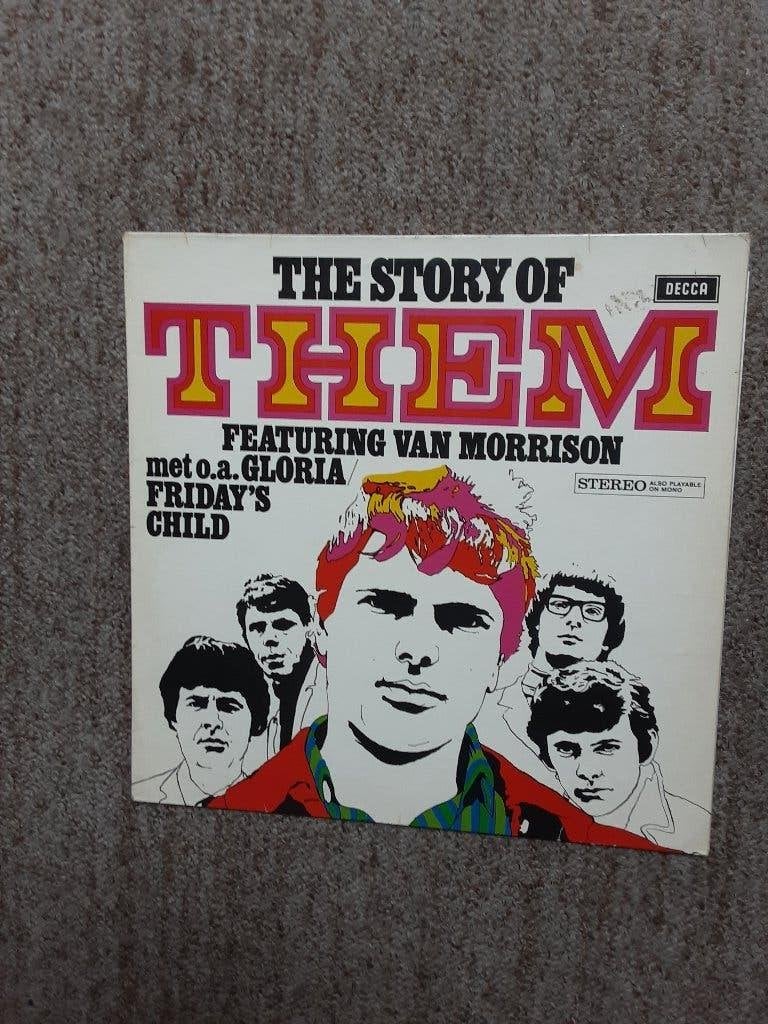 vinyl lp Them featuring Van Morrison the story of them, LP, Gebruikt, Blues Rock, Originele persing