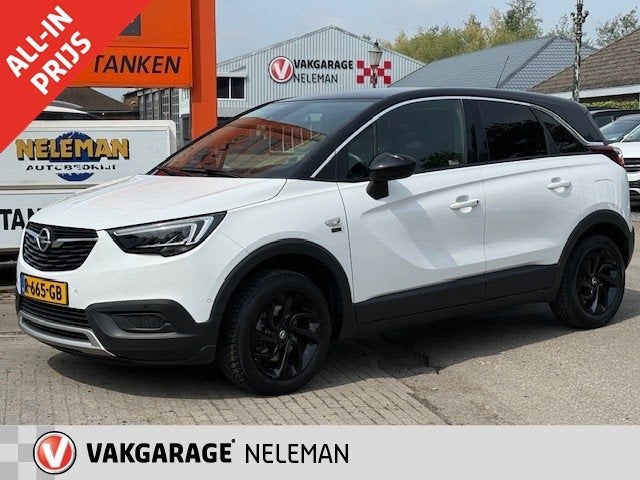 Opel Crossland X 1.2 Turbo 130pk S&S Innovation RIJKLAARPIJS, Gebruikt, 1199 cc, Wit, Bedrijf