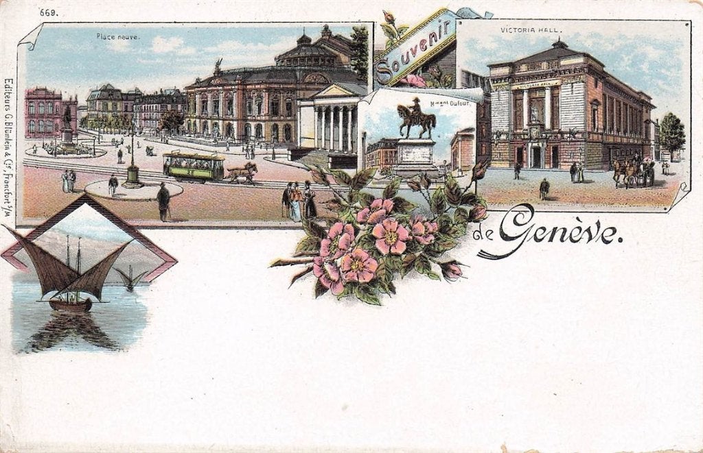 702-165-045 Geneve, Verzenden, Voor 1920, Overig Europa