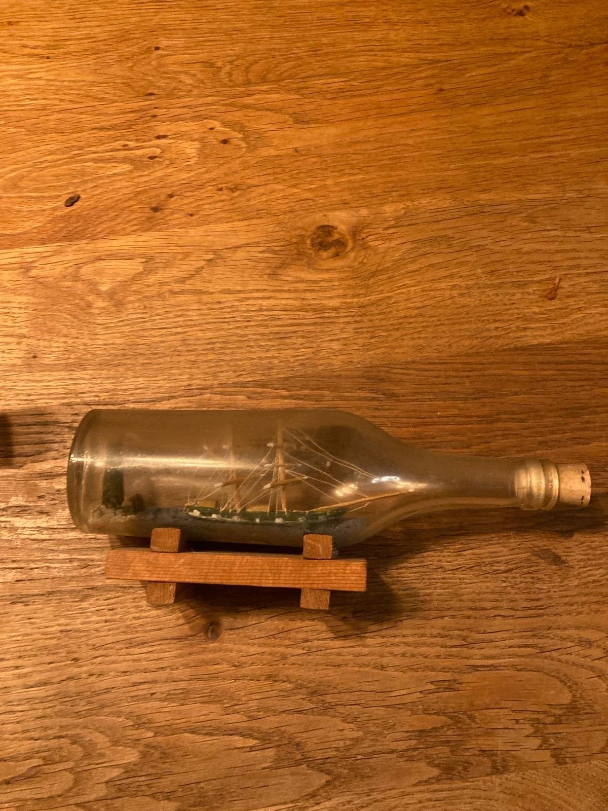 Scheepje in fles - Decoratief object, Ophalen of Verzenden, Gebruikt