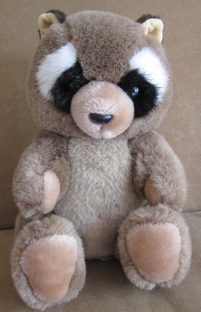 pluche wasbeerknuffel van het Duitse merk Bauer, Kinderen en Baby's, Speelgoed | Knuffels en Pluche, Overige merken, Overige karakters