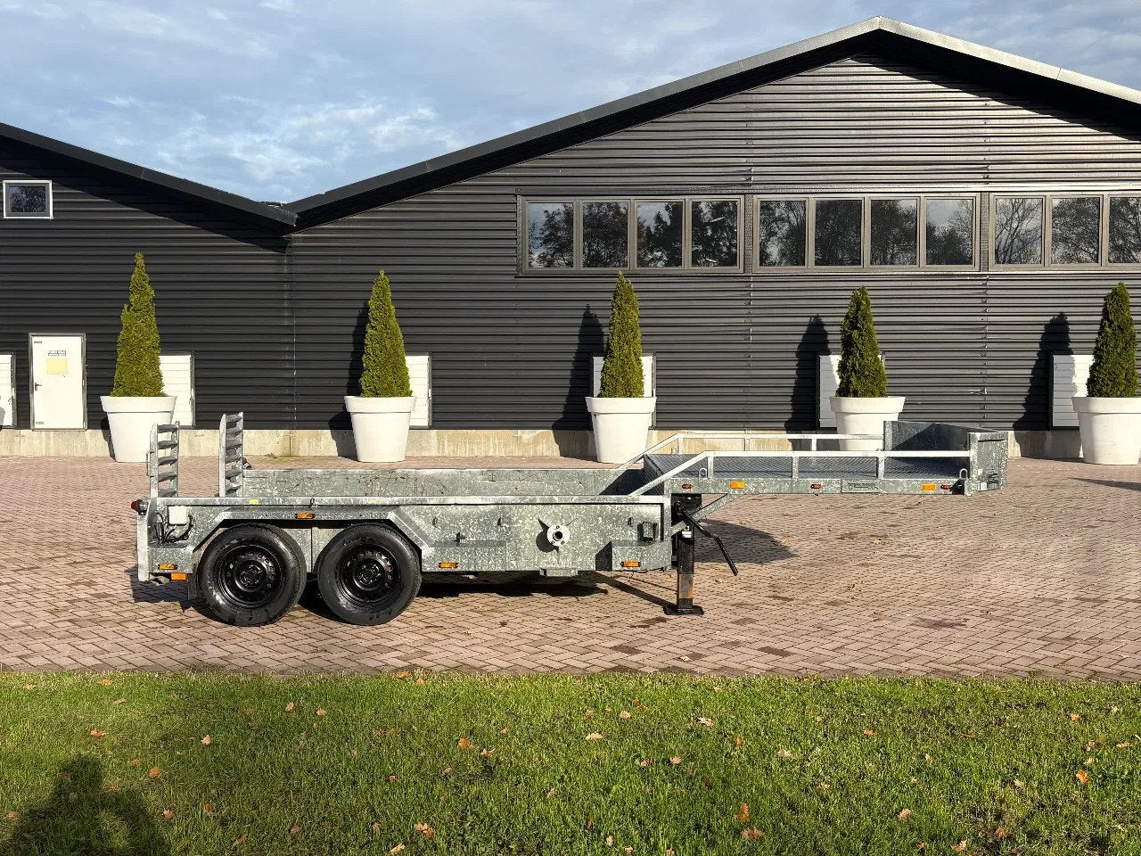 VELDHUIZEN Be oplegger 5750 KG kuip dieplader (bj 2007), Auto's, Overige brandstoffen, Origineel Nederlands, Bedrijf, Aanhangers en Opleggers