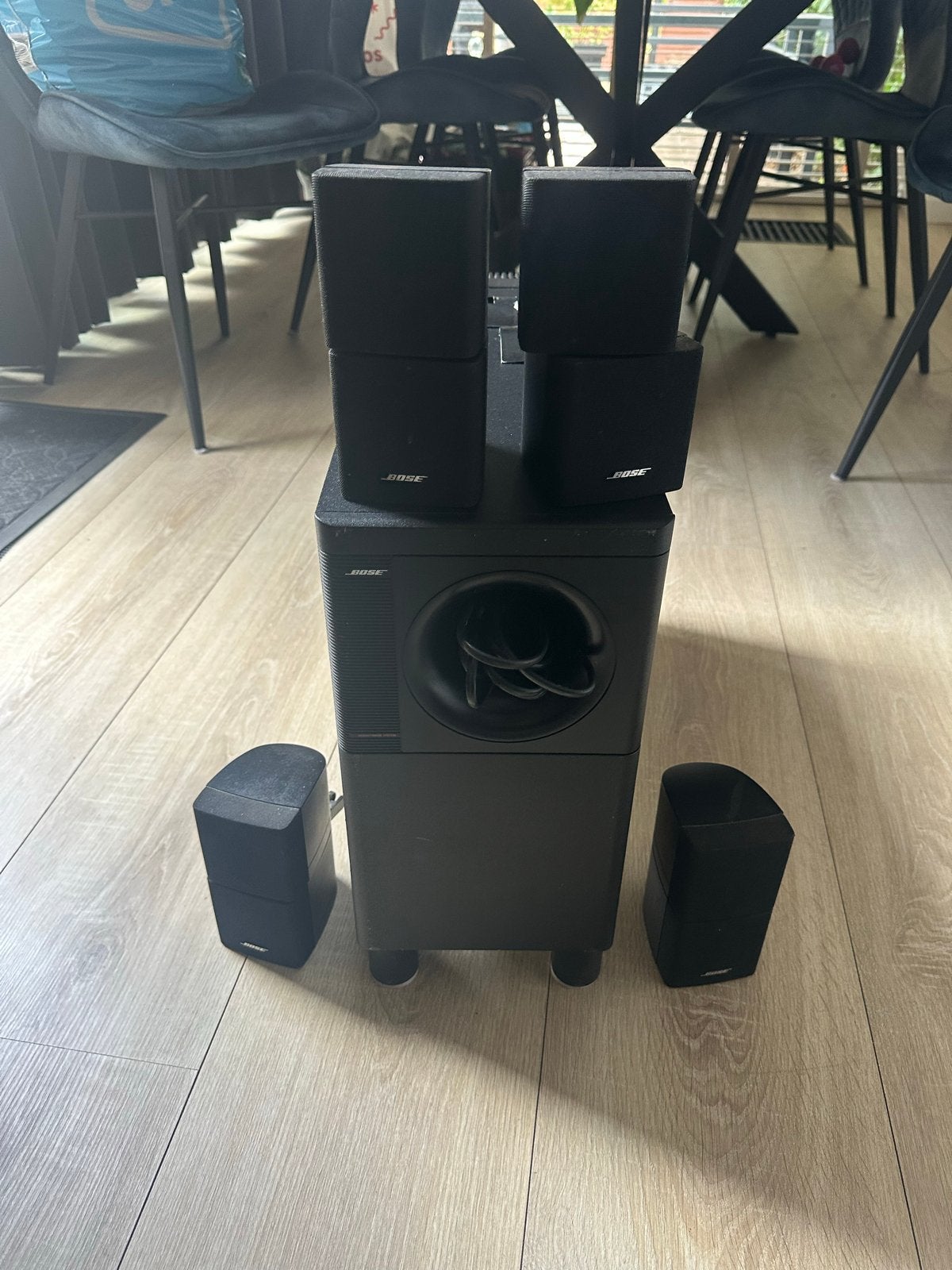 Bose Surroundset met Harman Kardon versterker (defect), Ophalen of Verzenden, Niet werkend, 5.1-systeem, Overige merken